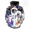 Prince Band 3D Printed Hoodie Zipper Hooded Jacket