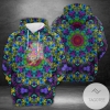 Purple Flower Alaska 3D Printed Hoodie Zipper Hooded Jacket