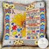 Remember To Be Awesome Autism Quilt Blanket