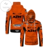 Remy Gardner Tech3 Ktm Factory Motogp Racing Michelin Ixon All Over Print 3D Gaiter Hoodie - Orange