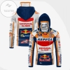 Repsol Honda Motogp Racing Red Bull Michelin All Over Print 3D Gaiter Hoodie