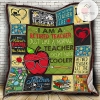 Retired Teacher Quilt Blanket