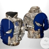Rice Owls NCAA Camo Veteran Hunting 3D Printed Hoodie Zipper Hooded Jacket