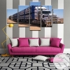 Road Train In The Australian Outback Automative Five Panel Canvas 5 Piece Wall Art Set