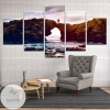 Rock Arch At The Beach Five Panel Canvas 5 Piece Wall Art Set