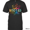 Rooted In Christ Cross Tree Shirt