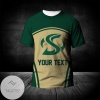 Sacramento State Hornets All Over Print T-shirt Curve Style Sport- NCAA