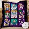 Sailor Moon Sailors Transformation Galaxy For Fan Quilt Blanket