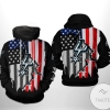 San Antonio Spurs NBA US Flag Team 3D Printed Hoodie Zipper Hooded Jacket