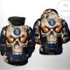 San Diego Padres MLB Skull 3D Printed Hoodie Zipper Hooded Jacket
