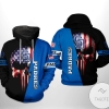 San Diego Padres MLB US Flag Skull 3D Printed Hoodie Zipper Hooded Jacket
