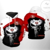 San Francisco 49ers NFL Skull Punisher Team 3D Printed Hoodie Zipper Hooded Jacket