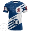 Santa Clara Broncos All Over Print T-shirt Sport Style Logo  - NCAA