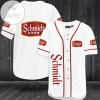 Schmidt Beer Baseball Jersey - White
