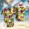 Scooby Doo Tropical Hawaiian Graphic Print Short Sleeve Hawaiian Casual Shirt