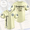 Seagram's Extra Dry Gin Baseball Jersey - Beige