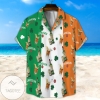 Seamless Jameson Ireland Flag All Over Print 3D Hawaiian Shirt And Beach Short