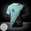 Seattle Kraken All Over Print T-shirt Sport Sport Pattern Celtic