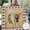 Skellington And Sally Fabric Quilt Blanket