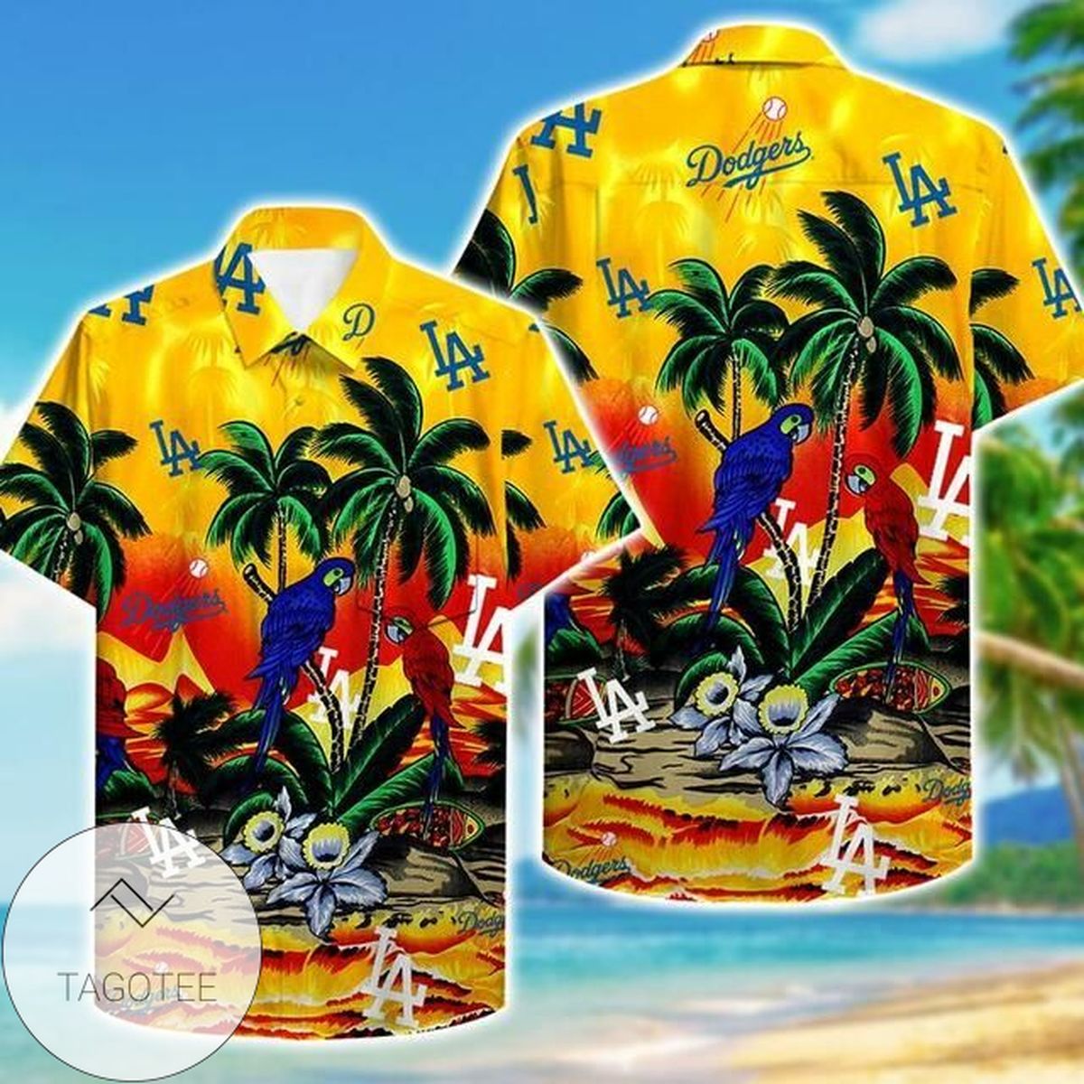 Slayer Scorpion Hawaiian Graphic Print Short Sleeve Hawaiian Casual Shirt