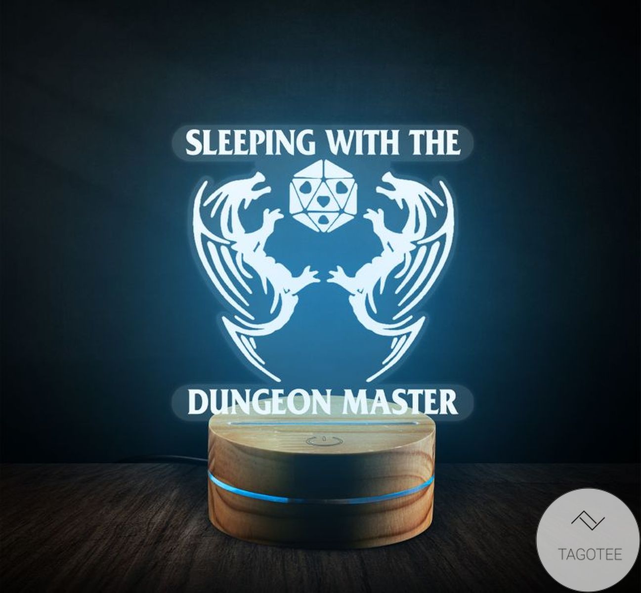 Sleeping With The Dungeon Master D&D UV LED Lamp