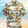 Snoopy And Friends Brown Skin Beach Cartoon Peanuts For men And Women Graphic Print Short Sleeve Hawaiian Casual Shirt