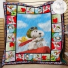 Snoopy Flying Plane Quilt Blanket