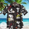 Snoopy VI Graphic Print Short Sleeve Hawaiian Shirt