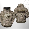 South Alabama Jaguars NCAA Camo Veteran 3D Printed Hoodie Zipper Hooded Jacket