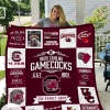 South Carolina Gamecocks Est 1801 The Garnet Army Quilt Blanket