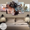 Star Wars Collage Five Panel Canvas 5 Piece Wall Art Set