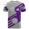 TCU Horned Frogs All Over Print T-shirt Sport Style Logo  - NCAA