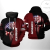 Texas A&M Aggies NCAA US Flag Skull 3D Printed Hoodie Zipper Hooded Jacket