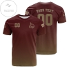 Texas State Bobcats Fadded Unisex All Over Print T-shirt - NCAA