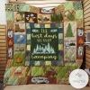 The Best Days Spent Camping Quilt Blanket