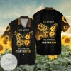 The Cross Sunflowers Let Your Faith Be Bigger Than Your Fear For Men And Women Graphic Print Short Sleeve Hawaiian Casual Shirt