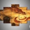 The Hobbit 1 Movie Five Panel Canvas 5 Piece Wall Art Set