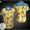 The Simpsons Hawaiian Graphic Print Short Sleeve Hawaiian Casual Shirt