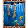 There Was A Boy Who Really Loved Fishing Poster
