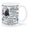 To My Daughter You Will Always Be My Baby Girl Love Dad Mug