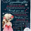 To My Granddaughter Child Of My Child Heart Of My Heart Blanket