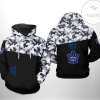 Toronto Maple Leafs NHL Camo Veteran 3D Printed Hoodie Zipper Hooded Jacket