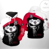 Toronto Raptors NBA Skull Punisher Team 3D Printed Hoodie Zipper Hooded Jacket