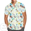 Toy Story  Disney For men And Women Graphic Print Short Sleeve Hawaiian Casual Shirt
