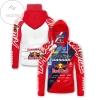 Troy Lee Designs Gas Gas Red Bull Motogp Racing All Over Print 3D Gaiter Hoodie - Red