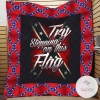 Try Stepping On Texas Flag Printing Quilt Blanket