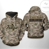Tulsa Golden Hurricane NCAA Camo Veteran 3D Printed Hoodie Zipper Hooded Jacket
