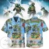 Turtles teenage mutant ninja Print Short Sleeve Hawaiian Casual Shirt