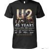 U2 The Joshua Tree 45th Years Anniversary Shirt