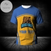 UCLA Bruins All Over Print T-shirt Curve Style Sport- NCAA